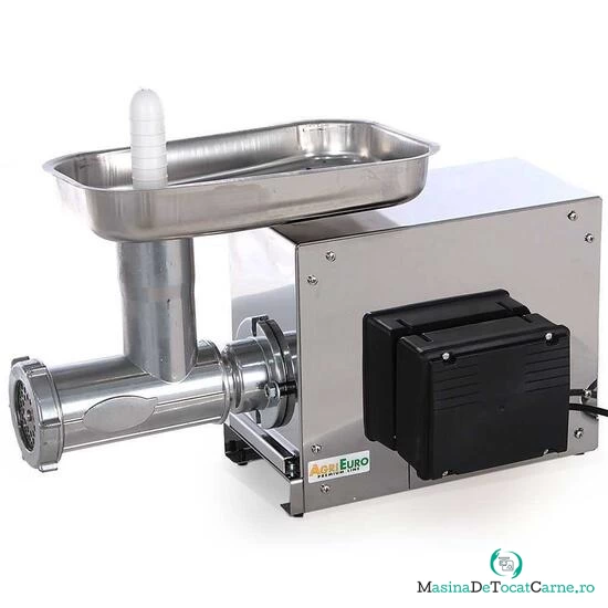 Masina electrica de tocat carne, Agrieuro SM 22 INOX, 600 W, 100 Kg/h, nr 22, motor cu inductie, IP54 la 2,485.73 ron.