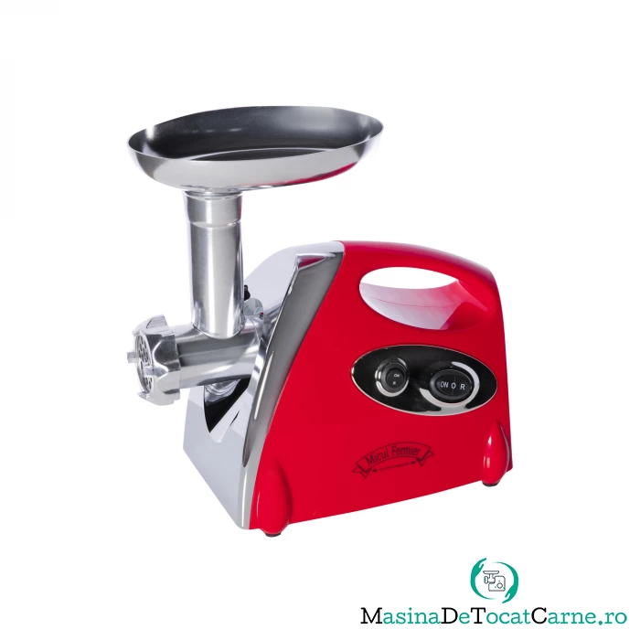 Masina electrica de tocat carne MGB-080 - Micul Fermier GF-0417, Rosie, 1200W, 1.6 kg min. la 308.00 lei ron